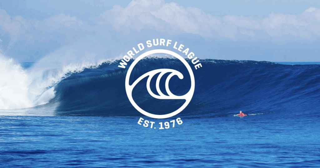 logo zawodów surfingowych WSL 